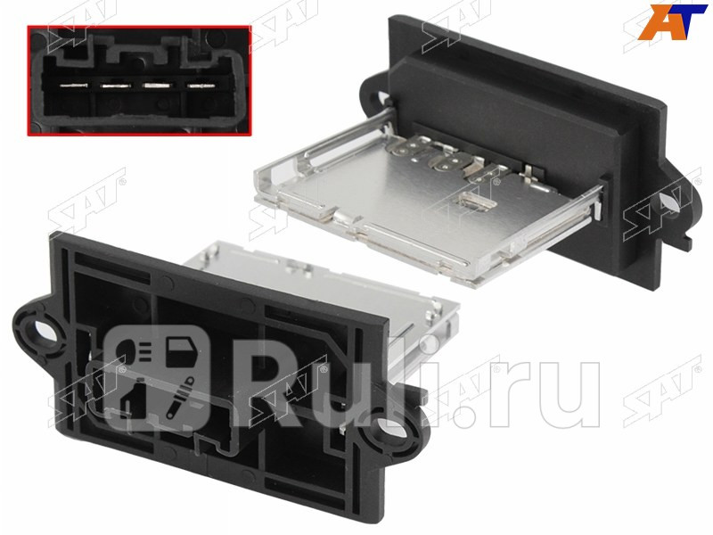 Резистор мотора отопителя NISSAN MICRA 03-10NOTE 06-12 manual AC SAT ST-495-0009 1300₽