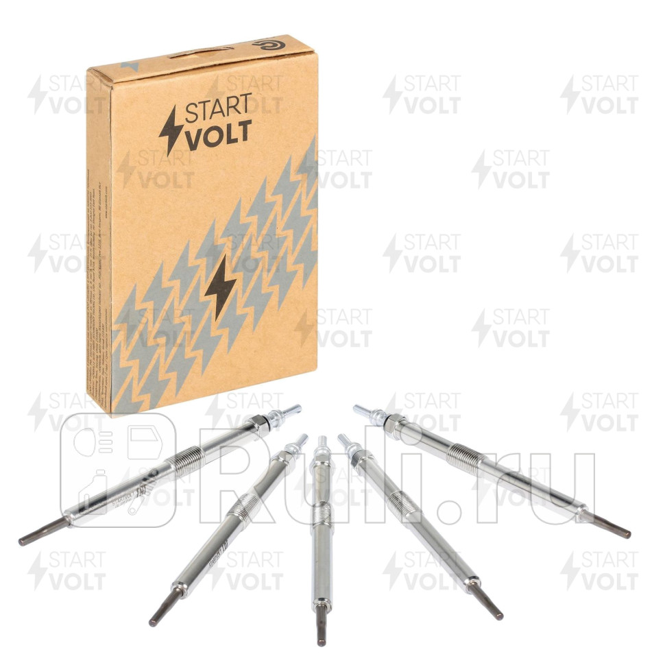 Свечи накаливания кмпл 5шт для а м SsangYong Kyron 05- 27TD GLSP 507 STARTVOLT GLSP507 5440₽