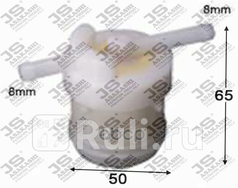 Фильтр топливный JS Asakashi fs408j 0₽