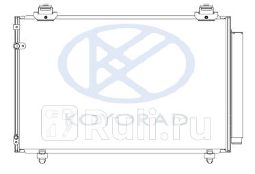 Радиатор кондиционера для Toyota Corolla Verso 2004- Forward TYCVE04-930 8530₽