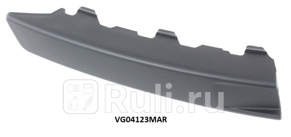 Молдинг переднего бампера правый для Volkswagen Passat B6 2005-2010 TYG VG04123MAR 450₽