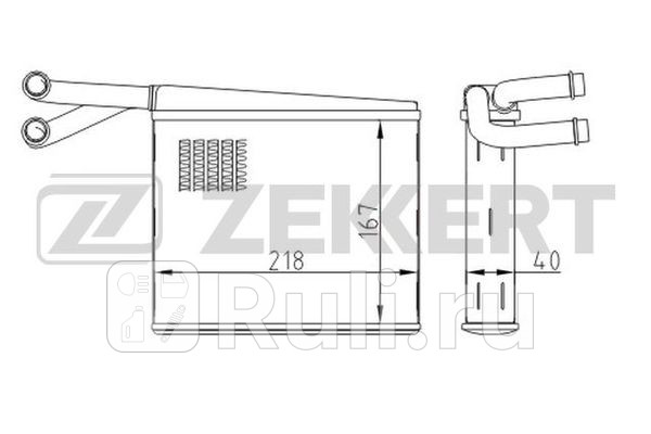 Радиатор отопителя MB Sprinter 901-904 909 95- Zekkert mk-5115 3830₽