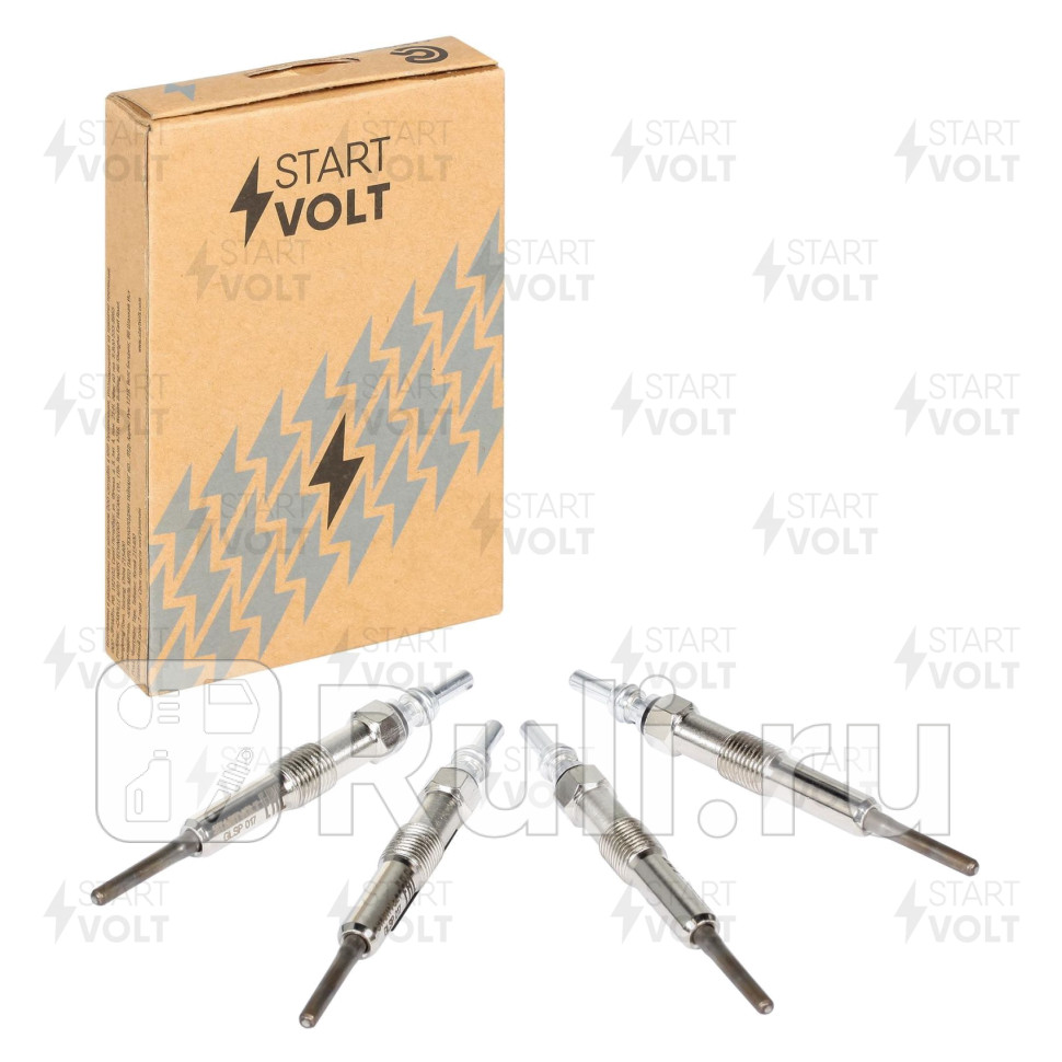 Свечи накаливания кмпл 4шт для а м Renault Duster 10- 15dCi GLSP 508 STARTVOLT GLSP508 3540₽