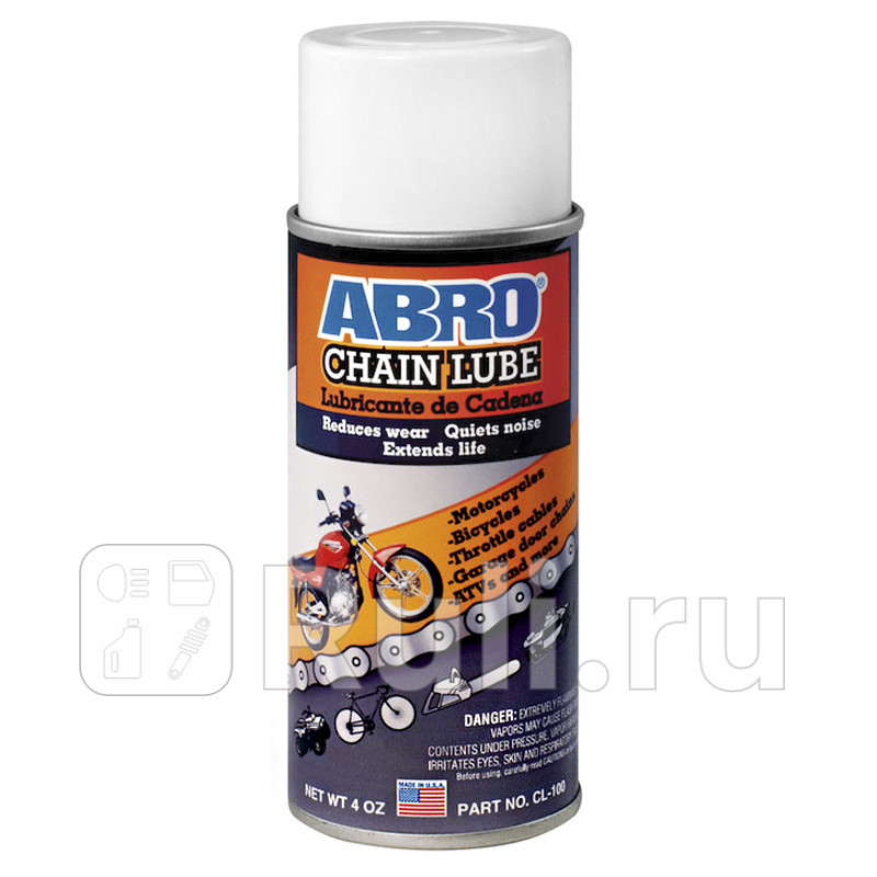 Смазка цепи 113 гр аэрозоль ABRO CL100 920₽