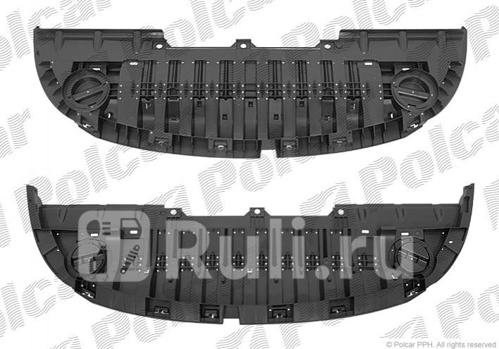 Пыльник двигателя для Renault Fluence 2009-2013 Polcar 603534-5 6180₽