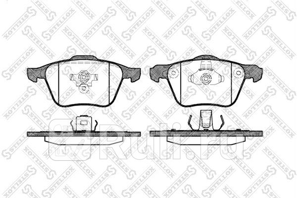Колодки тормозные дисковые передние для Volvo S40 2007-2012 STELLOX 1081 000-SX 1600₽