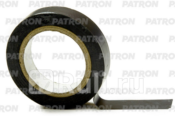 Изолента ПВХ 12 мм х 10 м черная PATRON PAT8152 50₽
