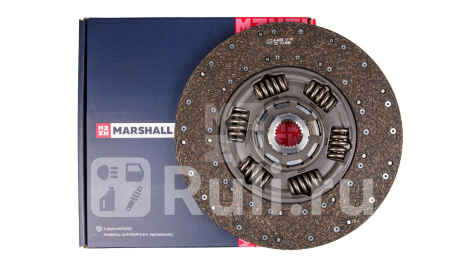 Диск сцепления VOLVO он 21587950 M9130002 MARSHALL M9130002 0₽