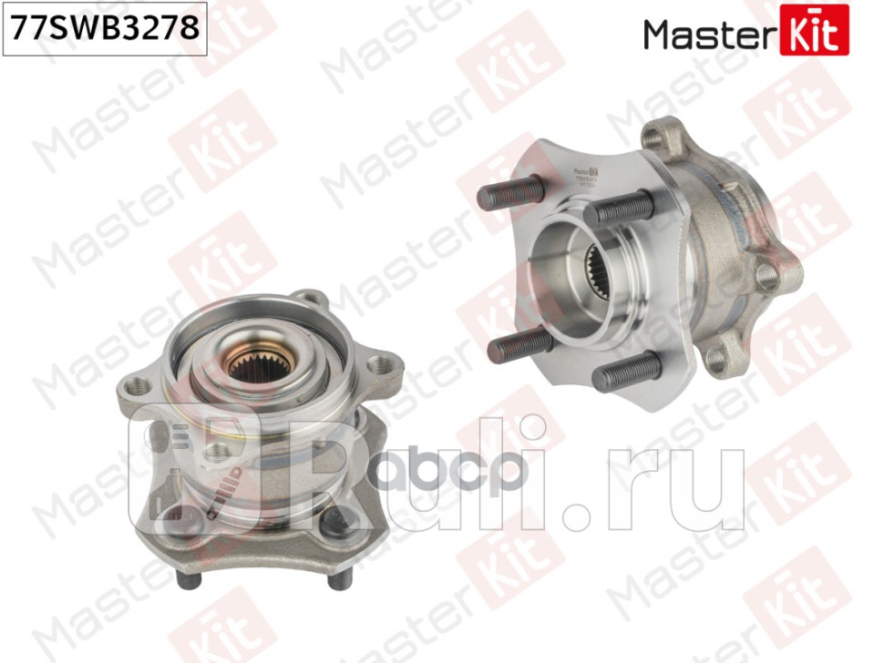 Ступица с подшипником NISSAN TIIDA C11 2005-2012 зад MASTERKIT 77SWB3278 6750₽