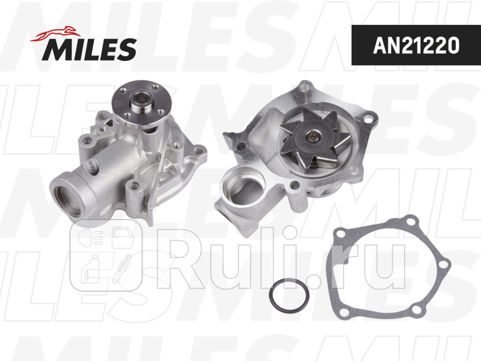 Насос водяной MITSUBISHI LANCER EVO 20T 04- AN21220 MILES AN21220 2840₽