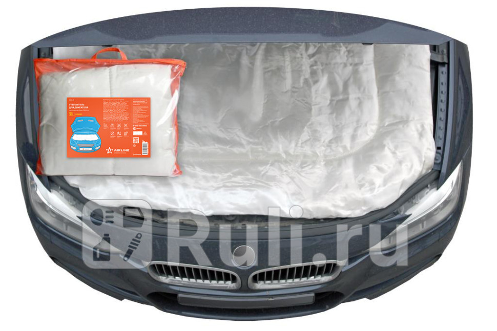 Утеплитель двигателя 1300х900 мм AIRLINE стекловолокно белый AIRLINE ACC-01 2240₽