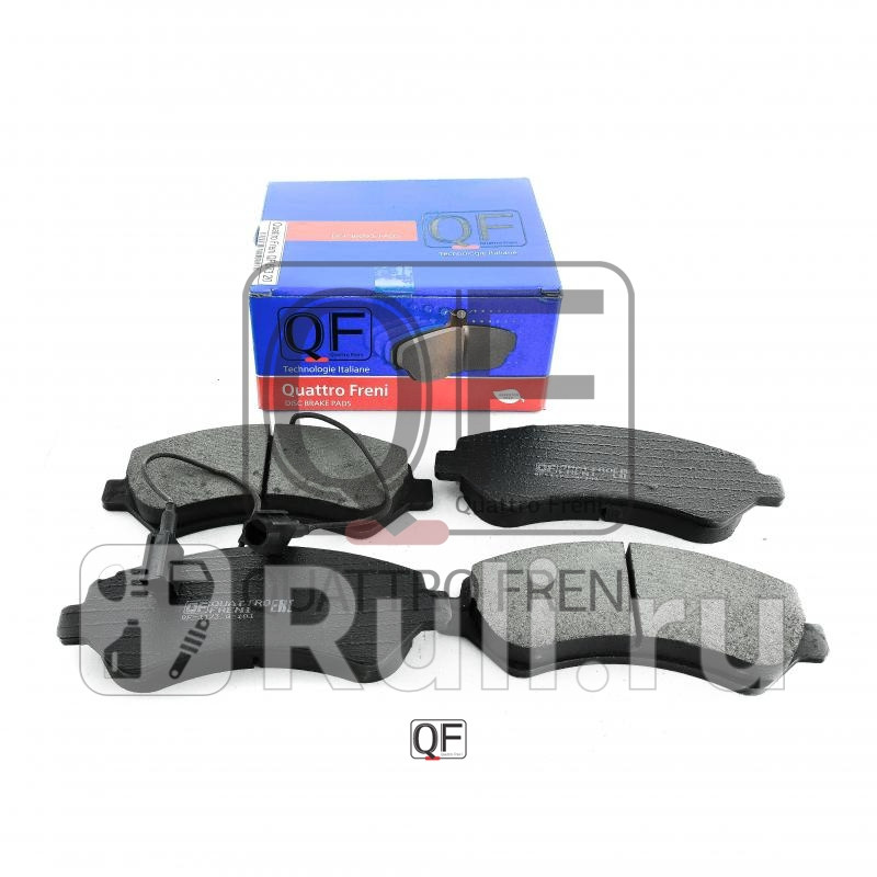 Колодки тормозные дисковые к-т Quattro Freni qf67320 0₽