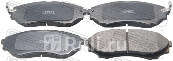 Колодки тормозные дисковые передние febest 0501-bt50f FEBEST 0501-BT50F 0₽