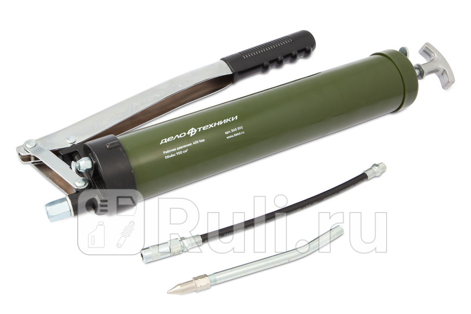 Шприц для смазки плунжерный 900 см3 Дело Техники 865592 2230₽