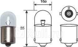 Лампа r5w 12v standart min10 MAGNETI MARELLI 004007100000 30₽