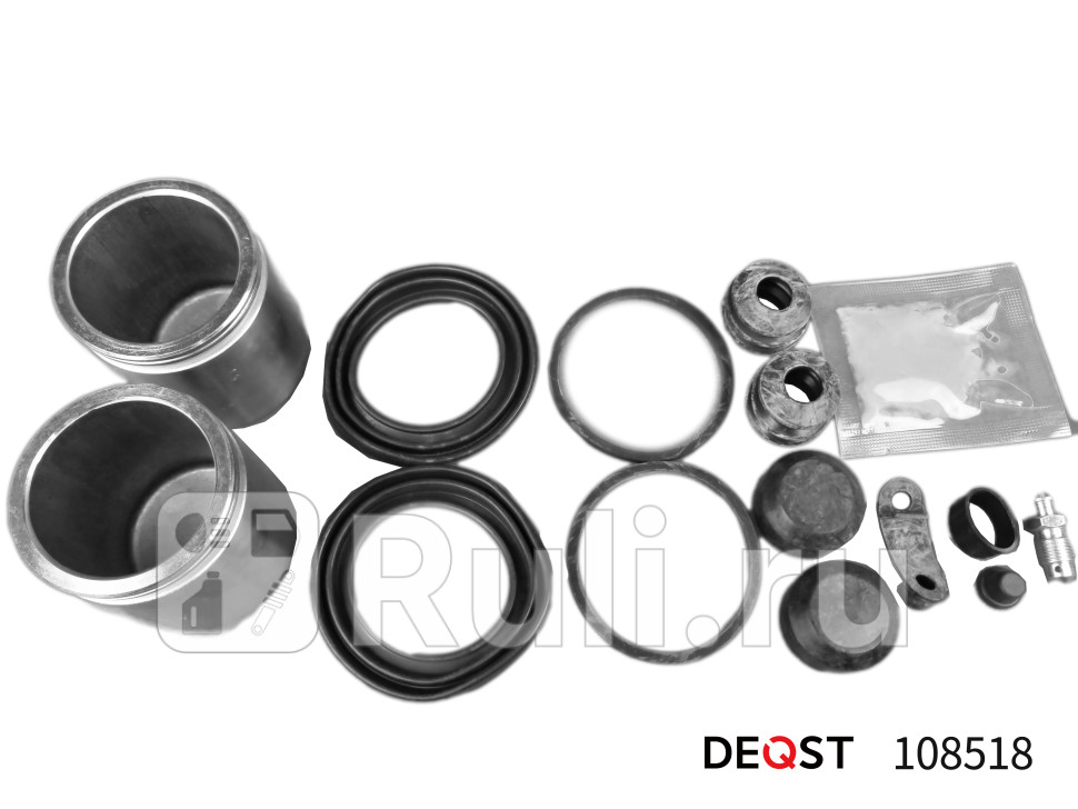 Ремкомплект тормозного суппорта с поршнем переднего поршень o 52mm суппорт brembo применяемость DEQST 108518 1380₽