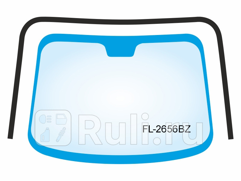 Уплотнитель лобового стекла  FLEXLINE FL-2656BZ