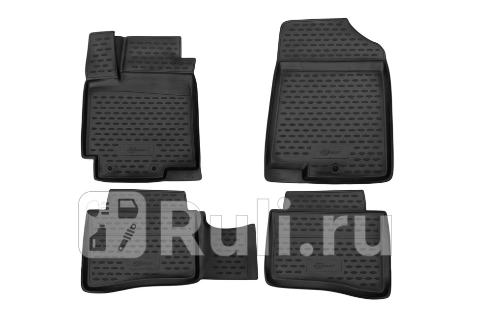 3d коврики в салон 4 шт для Kia Rio 3 2011-2015 FORMAT FORMAT3D2538210h 4550₽