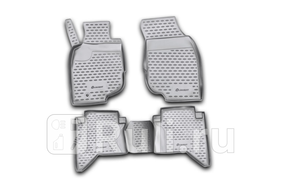Коврики в салон 4 шт для Toyota Hilux 2008-2011 Element NLC4845210k 2840₽