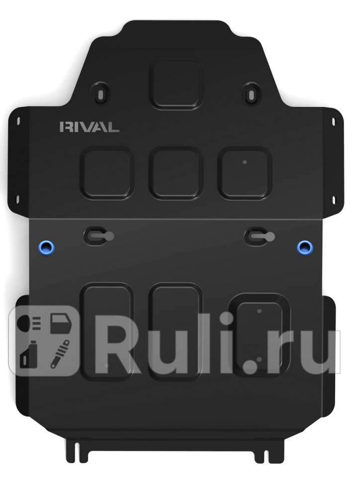 Защита радиатора и картера для Toyota Land Cruiser 300 2021-2023 RIVAL 11195511 11450₽
