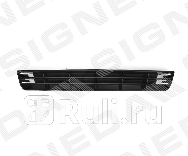Решетка переднего бампера центральная для Audi A6 C4 (1994-1997) SIGNEDA PAD99008GAK
