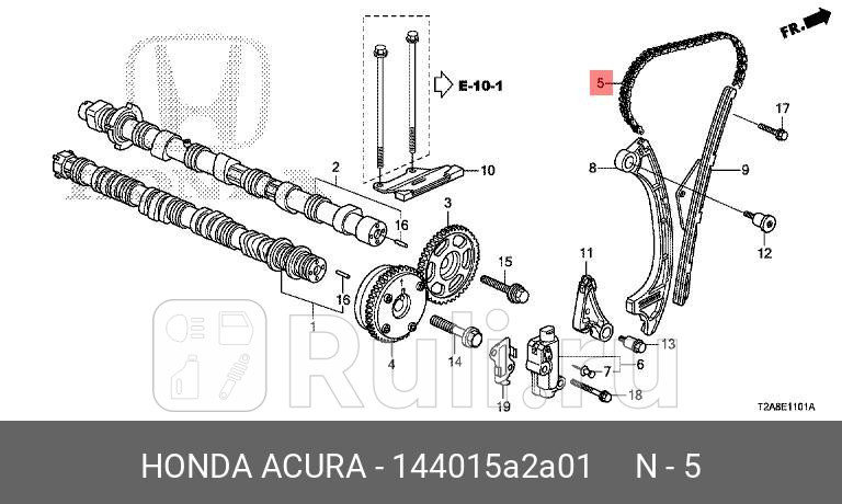 Цепь грмhonda accord 2012 - 2023 HONDA 14401-5A2-A01 0₽
