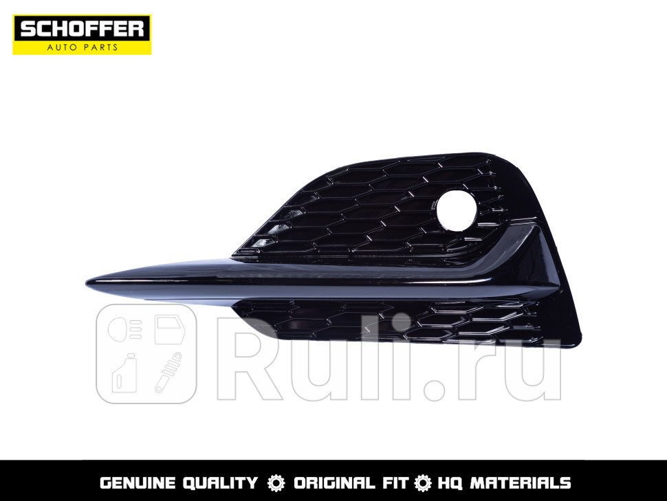 Решетка переднего бампера левая для Nissan Qashqai j11 2017-2021 SCHOFFER SHF01753 940₽
