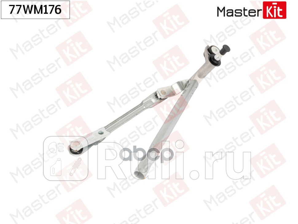 Мотор стеклоочистителя с трапецией передний VW TOURAN 1T1 1T2 2003 - 2010 MASTERKIT 77WM176 MASTERKIT 77WM176 2440₽