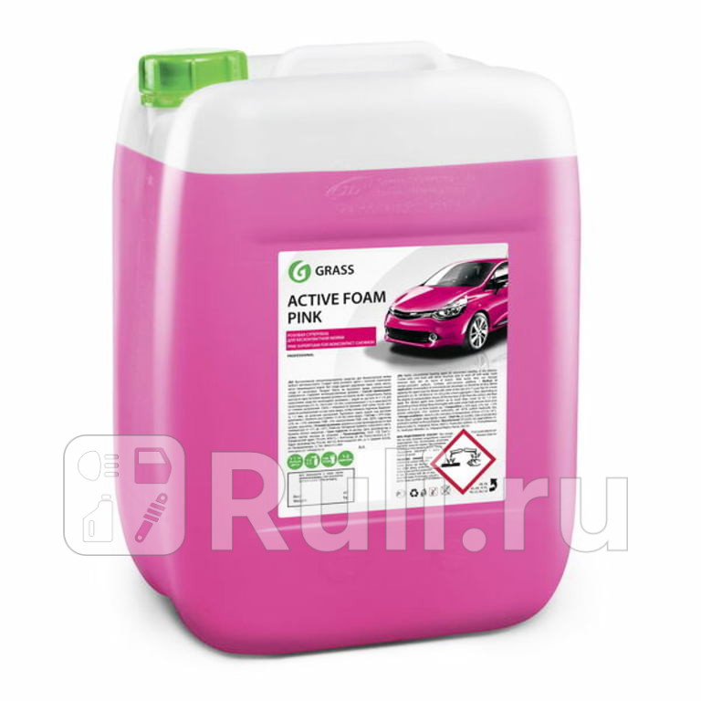 Автошампунь для бмойки Grass Active Foam Pink активная пена 6 кг GRASS 113121 2030₽