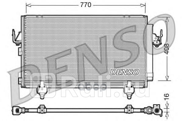 Радиатор кондиционера toyota rav 4 ii xa2 18 vvti20 d-4d 4wd20 vvti 4wd 00 - 06 DENSO DCN50031 0₽