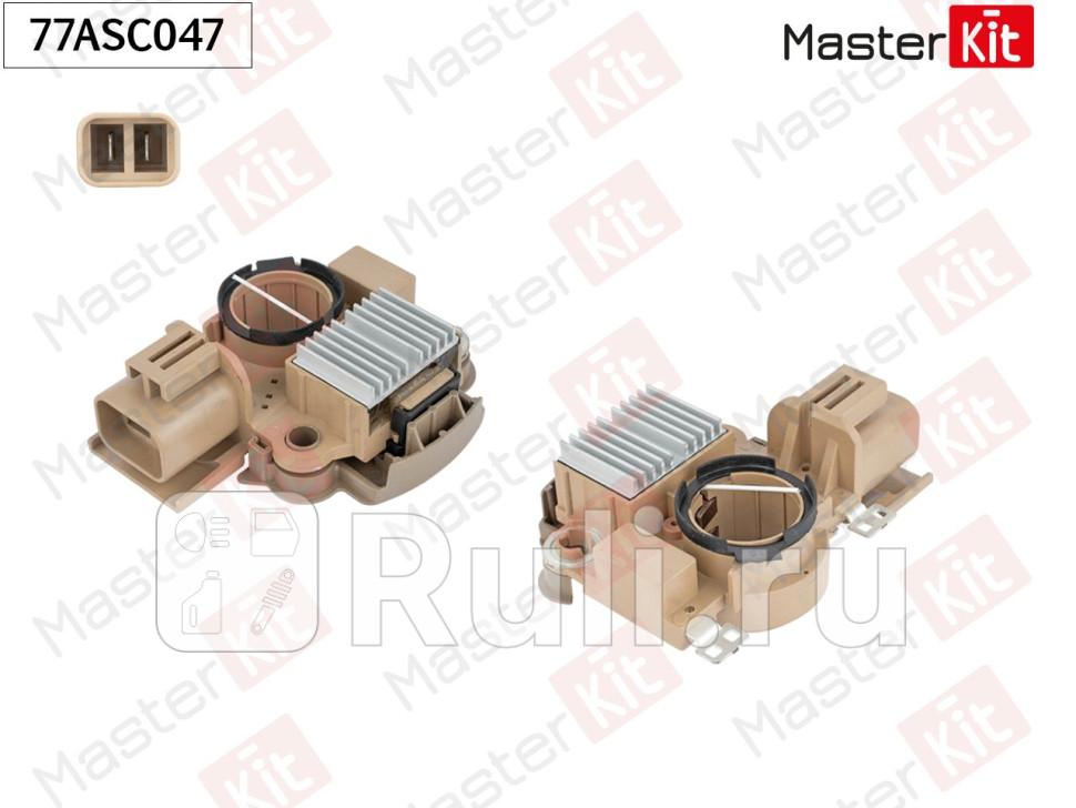 Регулятор напряжения генератора NISSAN ALMERA N16 PRIMERA P12 77ASC047 MASTERKIT 77ASC047 2270₽