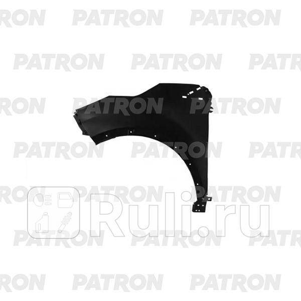 Крыло переднее левое для Renault Captur 2012-2019 PATRON P71-RN017AL 3620₽