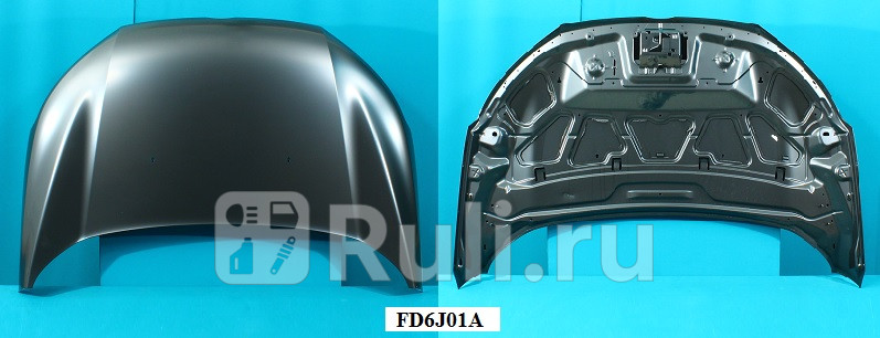 Капот для Ford Ecosport 2014-2018 CrossOcean FD1407 15370₽