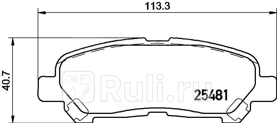 Колодки тормозные дисковые D2328H  MK KASHIYAMA D2328H