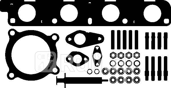 Ремкомплект турбокомпрессора AUDI 1820TFSI 04- ELRING 261190 5810₽