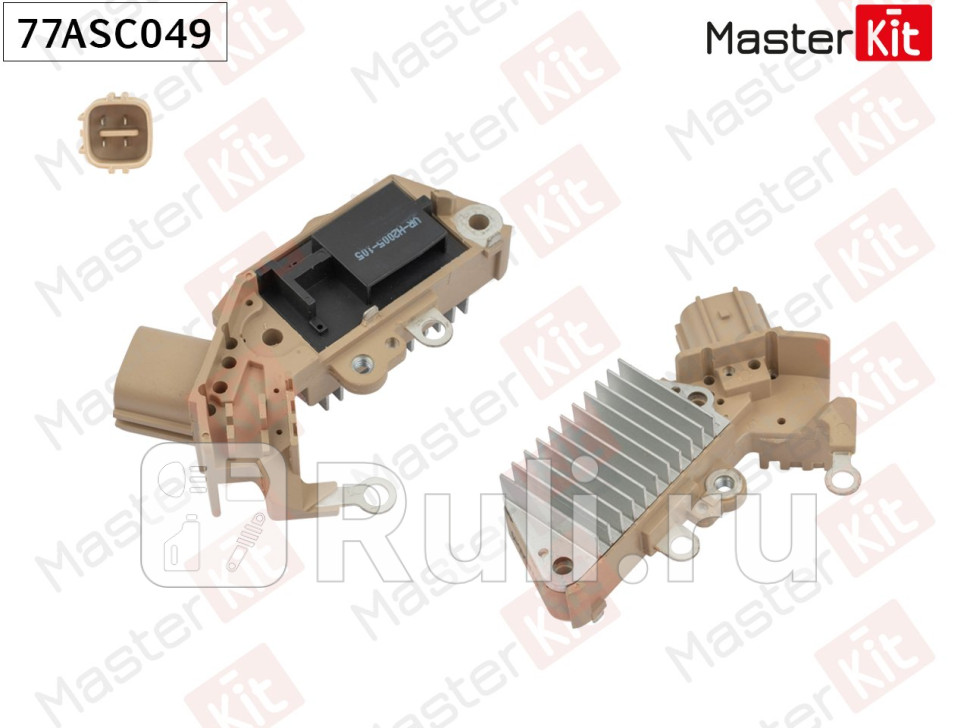 Регулятор напряжения генератора TOYOTA LAND CRUISER 77ASC049 MASTERKIT 77ASC049 1610₽