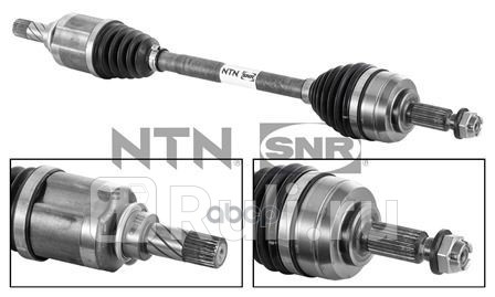 привод левый 690mm ABS Renault Fluence 16 16V15dCi 10Megane 08 SNR DK55099 0₽