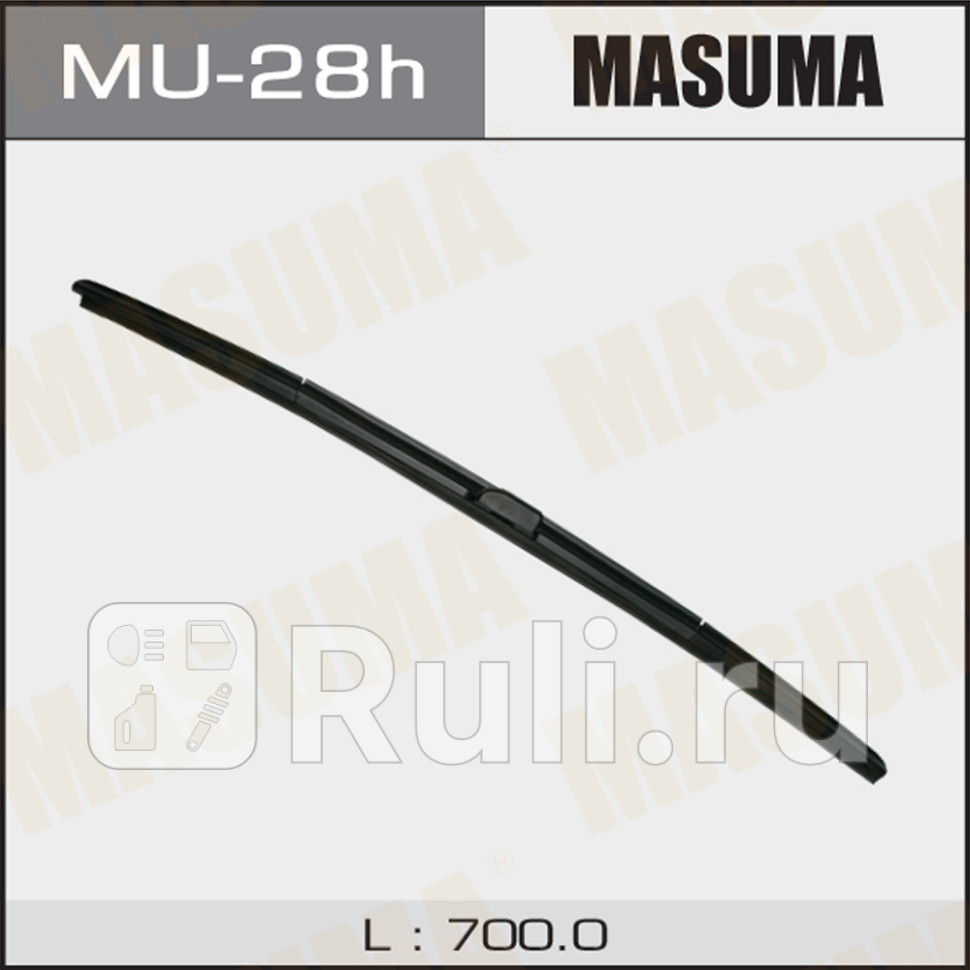 Щетка стеклоочистителя гибридная MASUMA 28700 мм крюк боковое MASUMA MU-28h 730₽