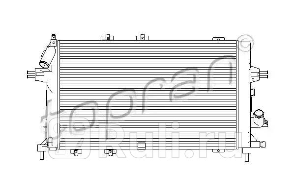 Радиатор охлаждения двигателя HANS PRIES 207 810 001 7070₽