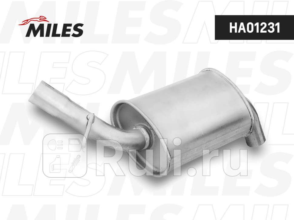 Резонатор VW GOLFJETTA 101316 85-92 MILES ha01231 0₽