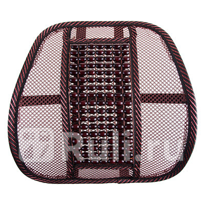 Поддержка спины анатомическая сетчатая с массажером дерево коричневая Support-03 Skyway SKYWAY S10201004 970₽