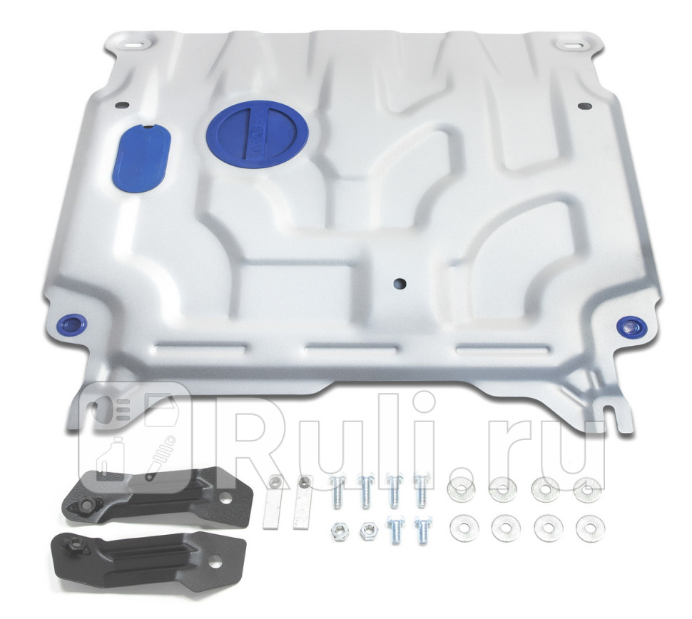 Защита поддона двигателя кпп для Kia Rio 4 седан 2017- RIVAL 33323691 11020₽