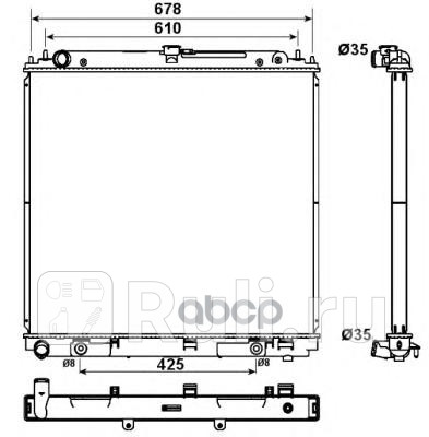 Радиатор NRF 53179 0₽
