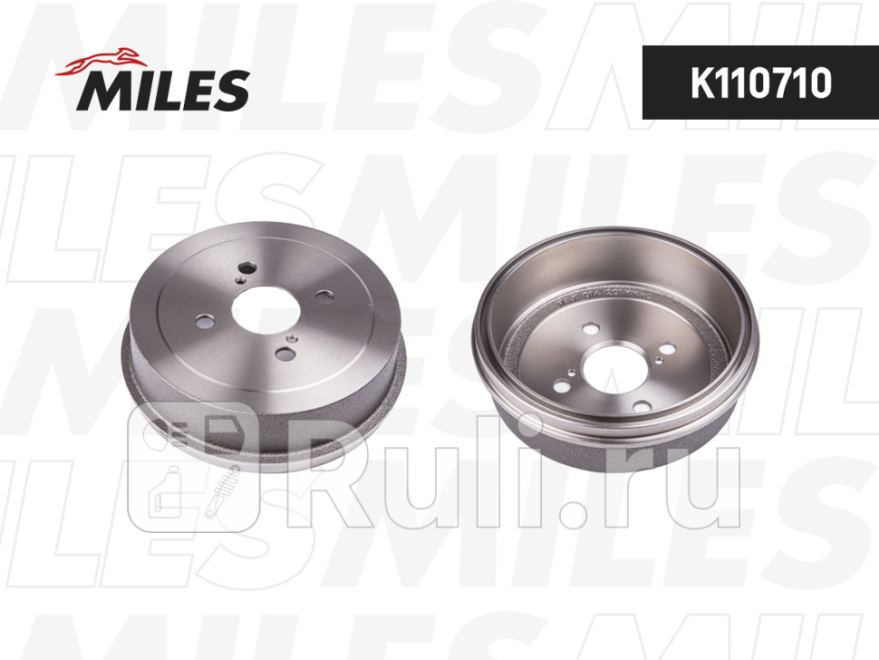 Барабан тормозной TOYOTA COROLLA 92-02 TRW DB4256 K110710 MILES K110710 1690₽