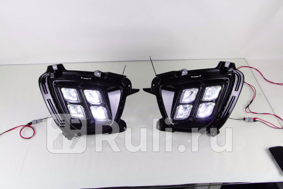 Тюнинг-противотуманные фары комплект для Kia Sorento Prime 2015-2018 КИТАЙ CS-FOG-000107 20960₽