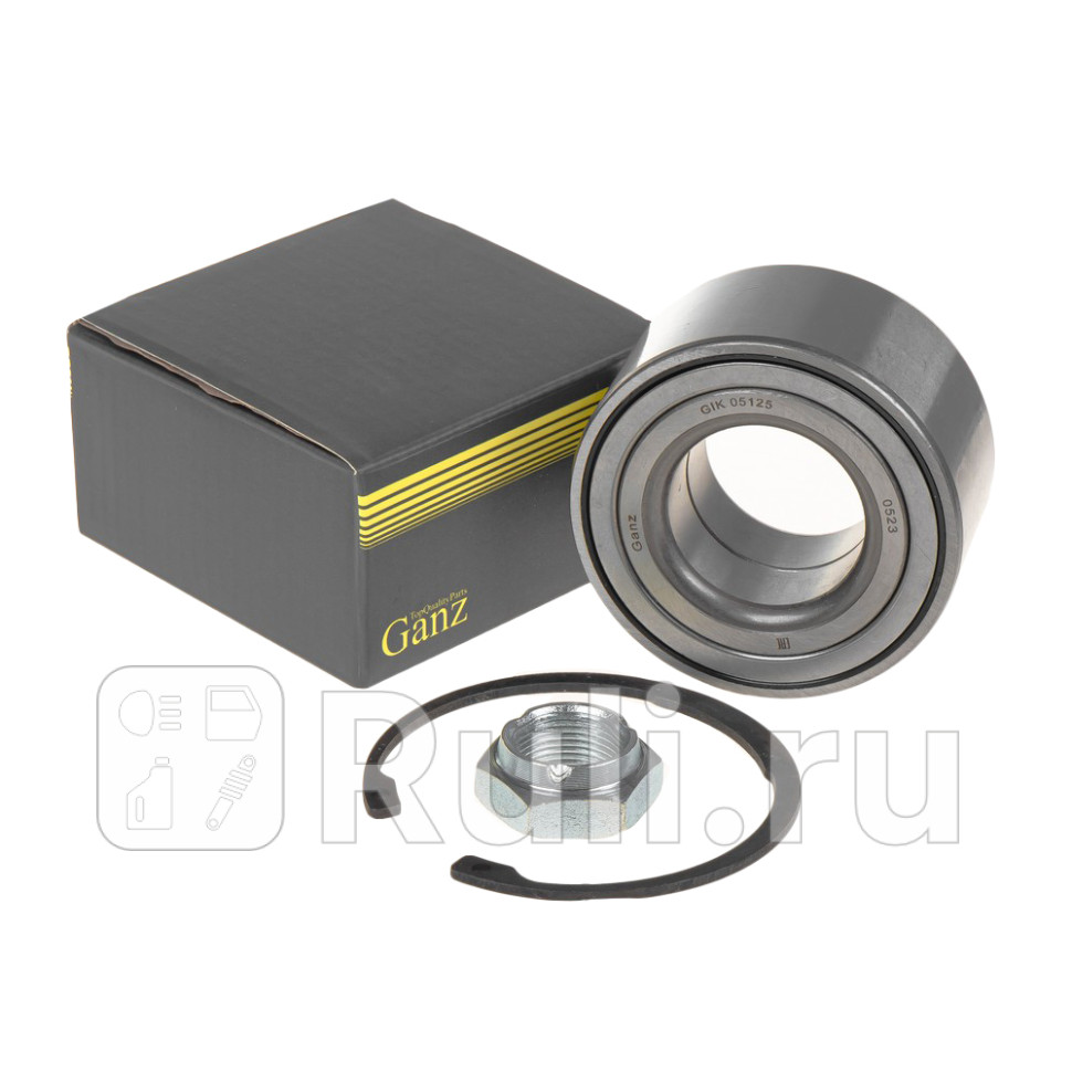 Подшипник ступицы передний GANZ GIK05125 2730₽