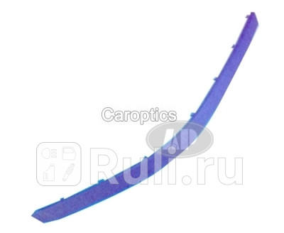 Молдинг переднего бампера левый для BMW E39 2000-2004 TYG BM04012MBLV 970₽