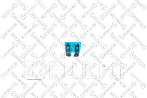 предохранитель Standart плоский 15A синий STELLOX 21-07924-SX 20₽