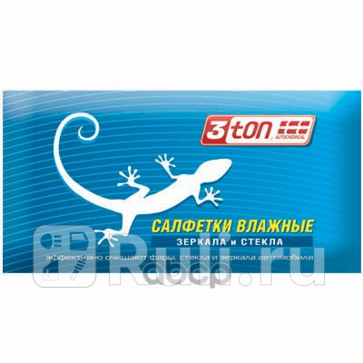 Салфетка влажная для стеклянных поверхностей 30 шт ТХ-251 3TON 52180 110₽