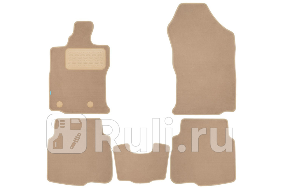 Коврики в салон 5 шт для Subaru Outback BT рестайлинг 2022-2022 Klever KLEVER0404602322112kh 7620₽